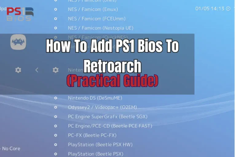 How To Add PS1 Bios To Retroarch (Practical Guide)
